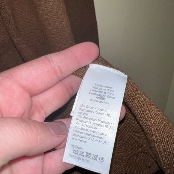 J. Crew Eloise Sweater Blazer Brown Medium - Picture 5 of 7